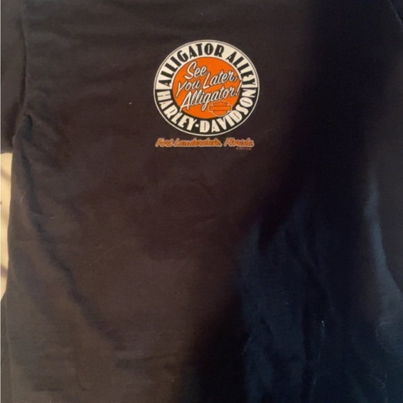 Harley Davidson from ft lauderdale Florida , youth extra large fits men’s small - Picture 2 of 2